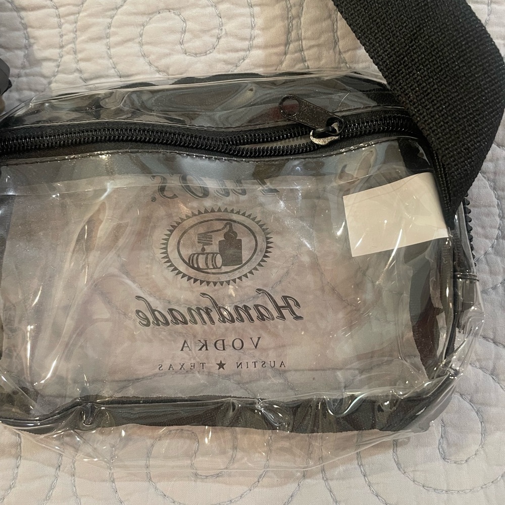 Tito's Handmade Vodka Clear and Black Belt Bag - Picture 3 of 7
